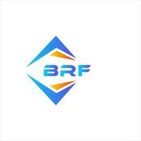 BRF abstract technology logo design on white background. BRF creative initials letter logo concept. vector