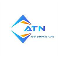 ATN abstract technology logo design on white background. ATN creative initials letter logo concept. vector