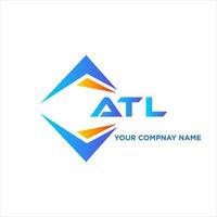 ATL abstract technology logo design on white background. ATL creative initials letter logo concept. vector