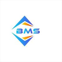 BMS abstract technology logo design on white background. BMS creative initials letter logo concept. vector