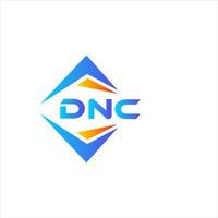 DNC abstract technology logo design on white background. DNC creative initials letter logo concept. vector