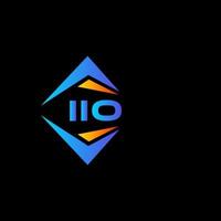 IIO abstract technology logo design on white background. IIO creative initials letter logo concept. vector