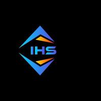 IHS abstract technology logo design on white background. IHS creative initials letter logo concept. vector