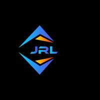 jrl diseño de logotipo de tecnología abstracta sobre fondo negro. concepto de logotipo de letra de iniciales creativas jrl. vector