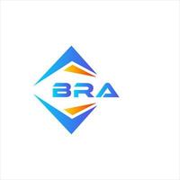 BRA abstract technology logo design on white background. BRA creative initials letter logo concept. vector