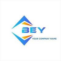 BEY abstract technology logo design on white background. BEY creative initials letter logo concept. vector
