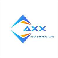 diseño de logotipo de tecnología abstracta axx sobre fondo blanco. concepto de logotipo de letra de iniciales creativas axx. vector