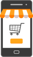 boodschappen doen afzet mobiel online png