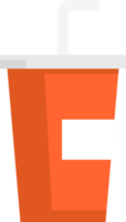 soft drink glass flat color png