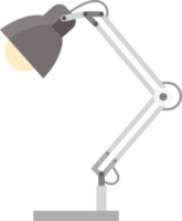 lampara de mesa color plano png