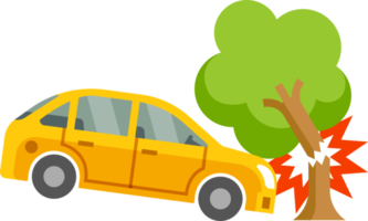 Car crash cartoon png