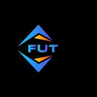 FUT abstract technology logo design on Black background. FUT creative initials letter logo concept. vector