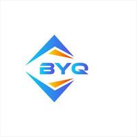 BYQ abstract technology logo design on white background. BYQ creative initials letter logo concept. vector