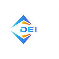 DEI abstract technology logo design on white background. DEI creative initials letter logo concept. vector