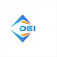 DEI abstract technology logo design on white background. DEI creative initials letter logo concept. vector