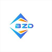 BZD abstract technology logo design on white background. BZD creative initials letter logo concept. vector