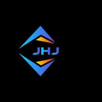 JHJ abstract technology logo design on Black background. JHJ creative initials letter logo concept. vector