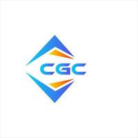 CGC abstract technology logo design on white background. CGC creative initials letter logo concept. vector