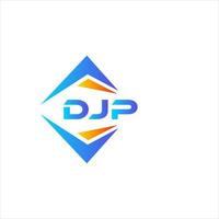 DJP abstract technology logo design on white background. DJP creative initials letter logo concept. vector