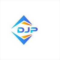 DJP abstract technology logo design on white background. DJP creative initials letter logo concept. vector