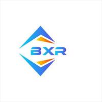 BXR abstract technology logo design on white background. BXR creative initials letter logo concept. vector