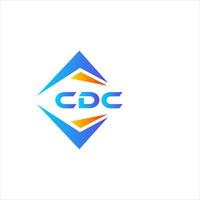 CDC abstract technology logo design on white background. CDC creative initials letter logo concept. vector
