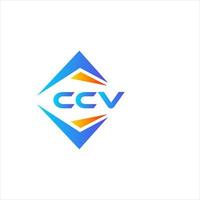 CCV abstract technology logo design on white background. CCV creative initials letter logo concept. vector