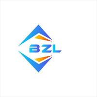 diseño de logotipo de tecnología abstracta webbzl sobre fondo blanco. concepto de logotipo de letra de iniciales creativas bzl. vector