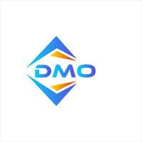 DMO abstract technology logo design on white background. DMO creative initials letter logo concept. vector