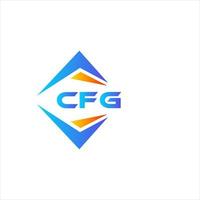 CFG abstract technology logo design on white background. CFG creative initials letter logo concept. vector