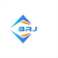 BRJ abstract technology logo design on white background. BRJ creative initials letter logo concept. vector