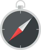 Compass flat color png