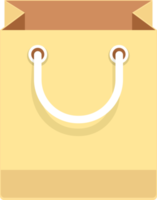 icono de bolsa de papel png