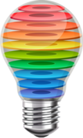 Lightbulb diagram infographic png