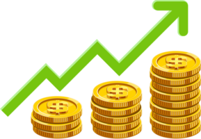 money stack infographic icon png