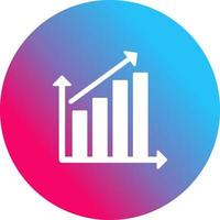 Rising Statistics Vector Icon