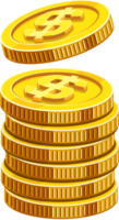 icono de pila de dinero png