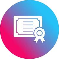 Certificate Vector Icon