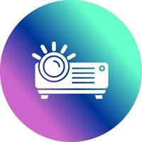 icono de vector de proyector