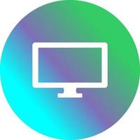 monitor de icono de vector