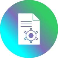 Unique Content Management Vector Icon