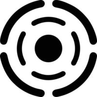 Target focus icon symbol vector image, illustration of the success goal icon concept