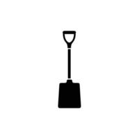 Farming spade simple flat icon vector