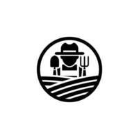 Farm icon. Farmer icon design vector illustration