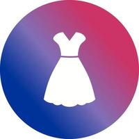 icono de vector de vestido de mujer