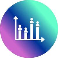 Candidate Graph Vector Icon