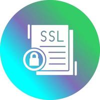 icono de vector de ssl