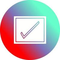 Checkbox Vector Icon