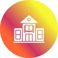 Library Building Vector Icon