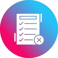 Fake List Vector Icon